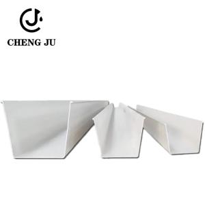 Quality PVC Roof Rain Gutter Roofing Building Material Synthetic Plastic Rain Gutter wholesale