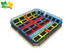 Customized Trampoline Park Equipment , Child Size Trampoline Multi - Section