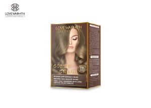 Quality 100 % White Hair Coverage Color Kit Cream 7.0 Color Durable For Individual wholesale