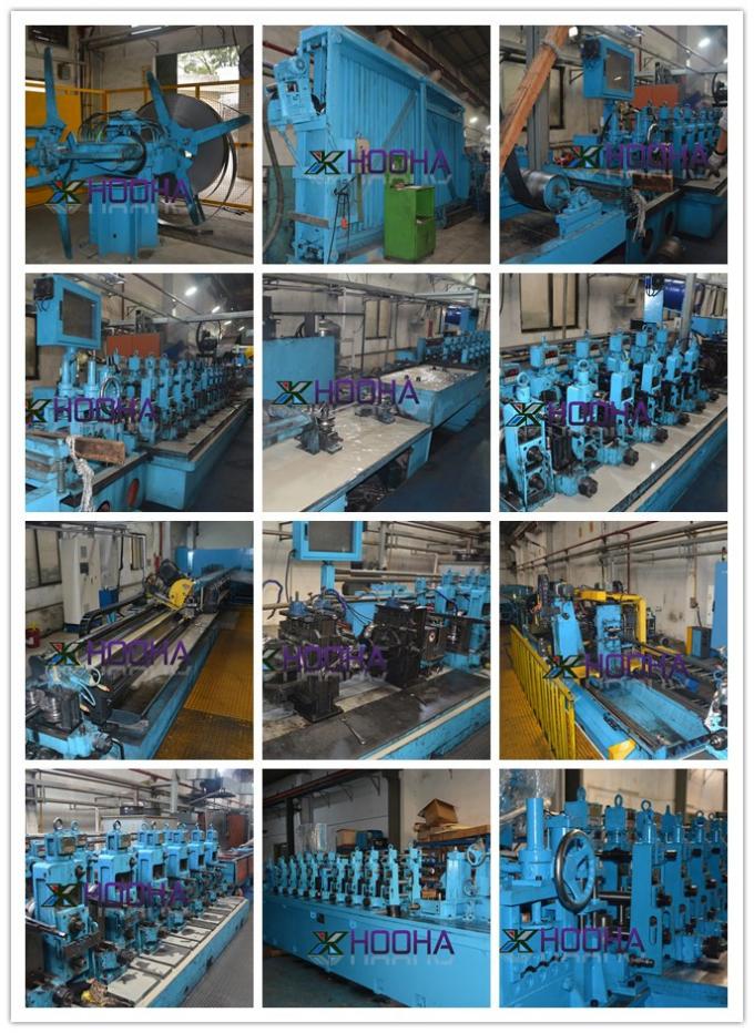 Straight Seam Steel Welding Pipe Mill Production Line Speed 15-30m / Min