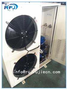 Quality DD-2.8/15 DD Series Air Cooled Condenser In Refrigeration , White / Black wholesale