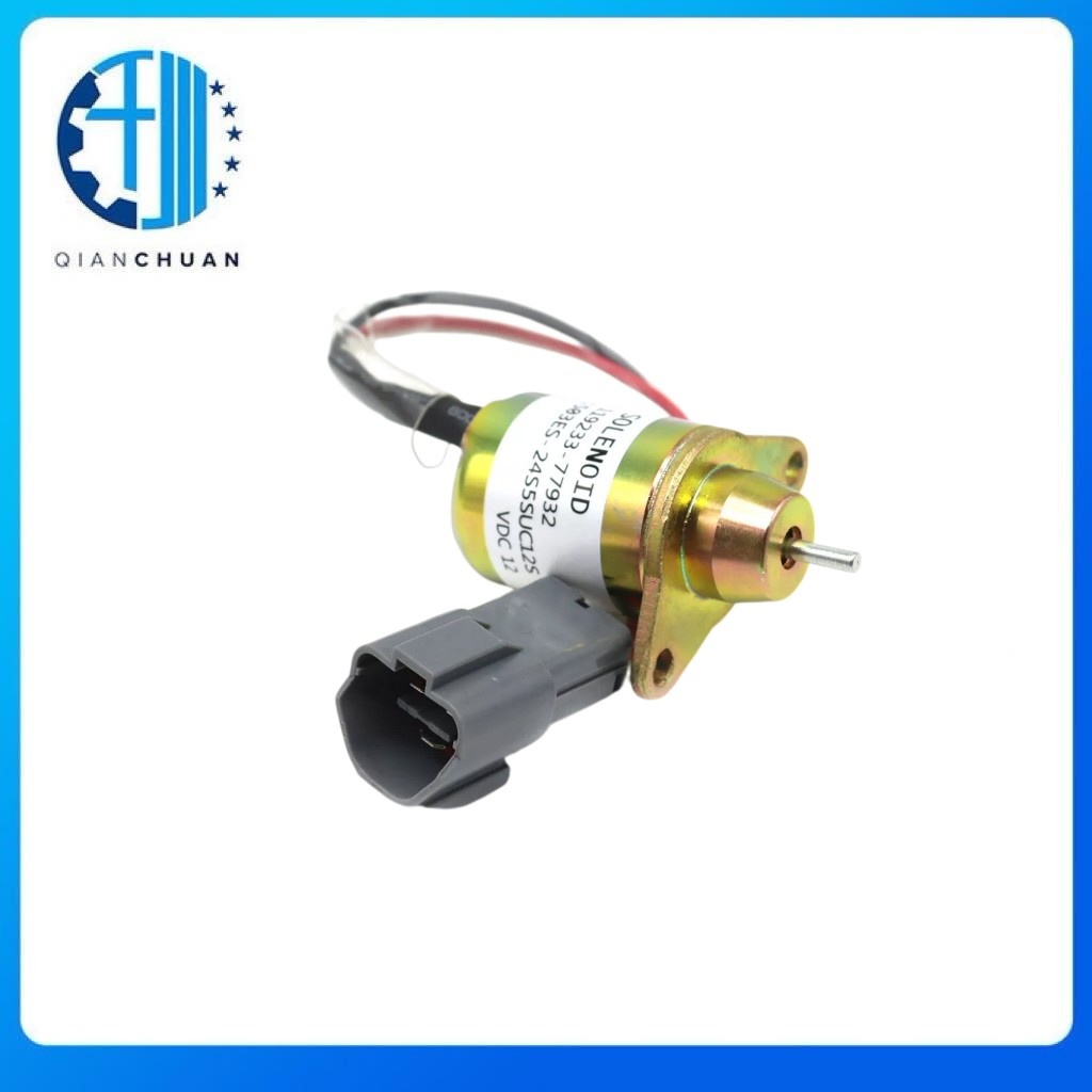 Fuel Shutoff Solenoid 119233-77932 For Yanmar Engine 3TNV88 3TNE84 4TNE88 4TNE84 Engine Spare Parts