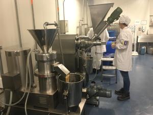 Quality Groundnut Paste Peanut Butter Processing Line Nut Butter Grinder 150kg/h 200kg/h wholesale