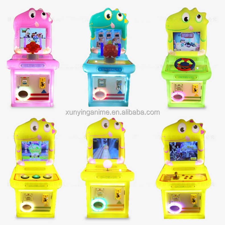 Customized Kids Coin Operated Multifunctional Video Game Machine with EU/US/UK/AU Plug