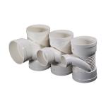 Y Tee Cross Pipe Fittings 0.2mpa For PVC Drainage Water Professional