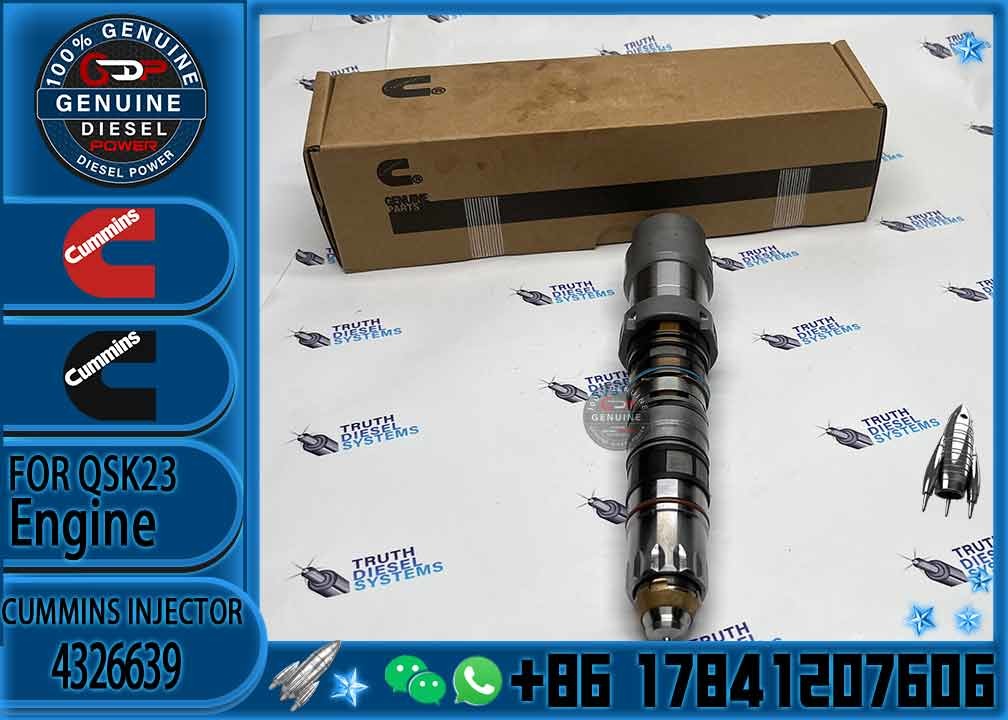 Common rail injector fuel injecto 4088427 4326639 4326779 for QSK23 Excavator QSK23 QSK45 QSK60