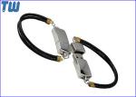 Wristband Design 8GB Thumb Drive PU Leather Rectangle Type Pen Drive