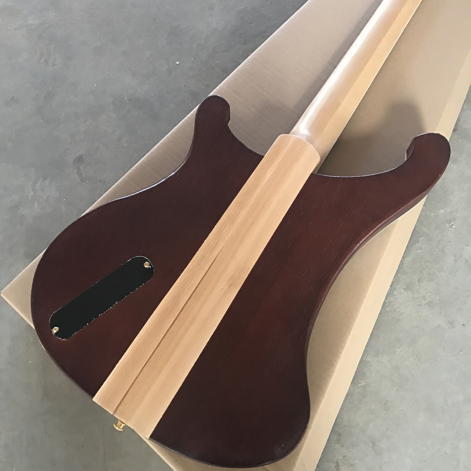 2018 new style high quality custom of carving high-quality custom 4 string bass guitar, ebony fingerboard