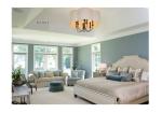 modern America style king fabric soft bed furniture