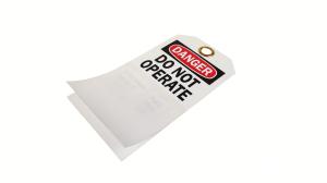Quality Enhanced Safety Measures Plastic Safety Tag with Long Lasting Durability wholesale