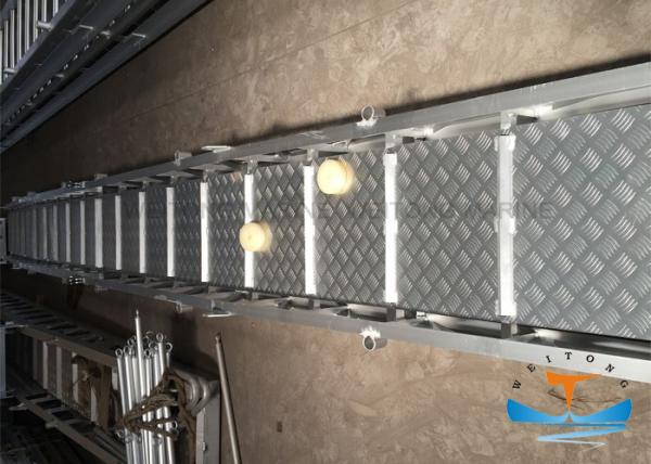 Marine Aluminum Gangway Steel Wharf Ladder For Shipment 8 - 15m Length