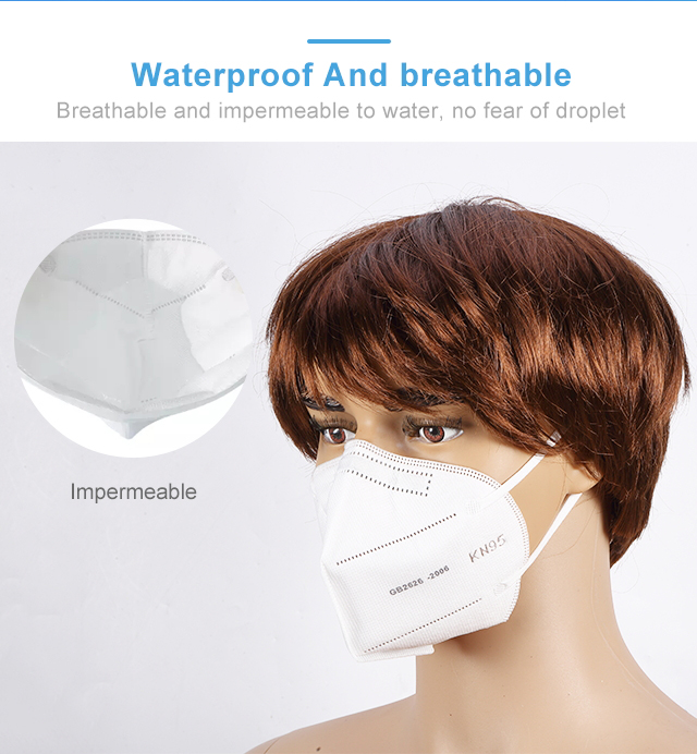 KN95 ffp2 approval facial nose disposable face mask anti dust respirator wholesale in china