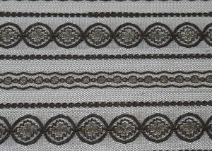 Quality High Tenacity Metallic Lace Mesh Fabric For Upholstery 150cm Width CY-LW0208 wholesale