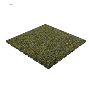 Quality Fireproof Sport Rubber Tiles Flooring Antibacterial Wear Resistant wholesale