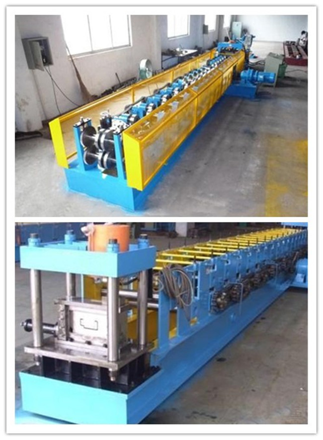 Low Noise Door Frame Roll Forming Machine , Metal Rolling Equipment With ISO Certification