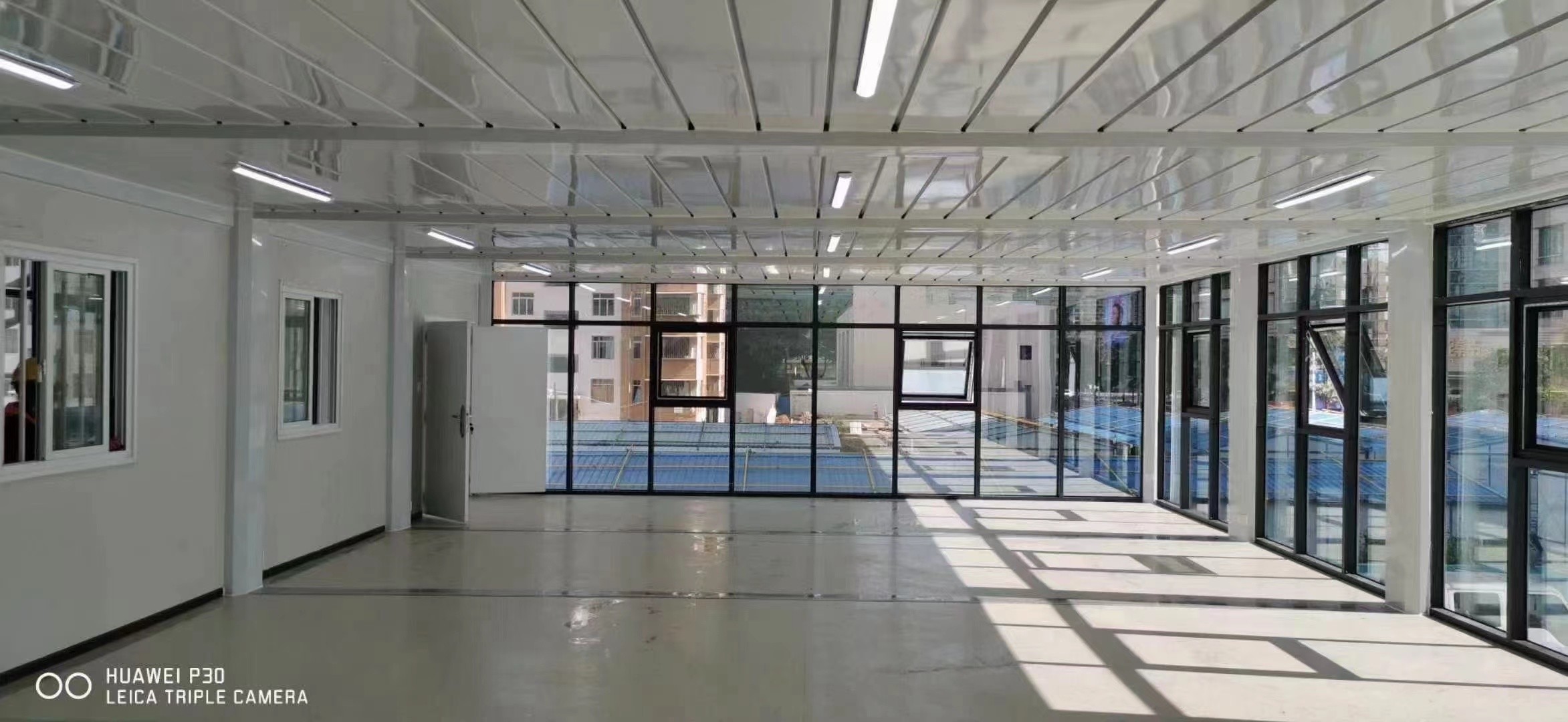 Flexible And Convenient Portable Site Office Container Modular Steel Frame Rock Wool Sandwich Panel Modular House