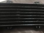 Aluminum tube fin oil cooler for motorcycle aftermarket engine cooling