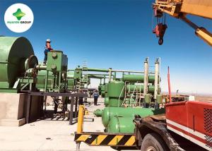 Quality Huayin Batch Waste Tire Pyrolysis Plant Catalyst Diesel 10ton Machine wholesale