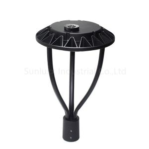 Quality Dark Bronze Shell Post Top LED Street Lights 80W 5000K For Residential Area Lighting wholesale