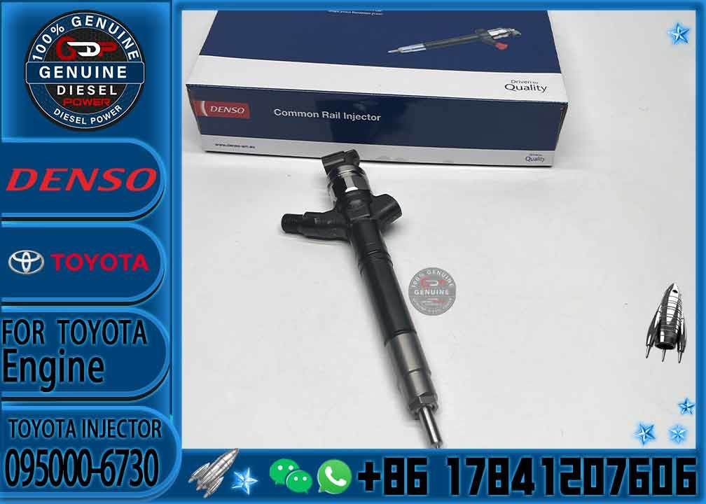 Common rail injector 095000-6730 23670-51020 diesel fuel injector for Toyota Land Cruiser 200 4.5 d V8