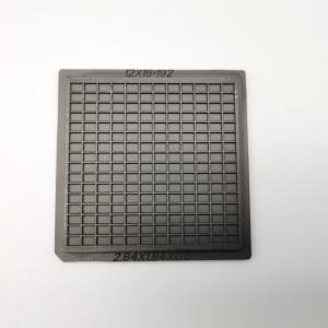 Quality Traditional Black 2 Inch Waffle Pack Chip Trays For Electronic Parts wholesale