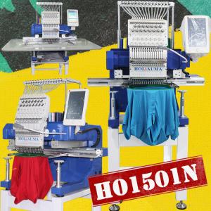 Quality HOLiAUMA 15 needles 450*650mm single head cap/t-shirt/flat embroidery machine cheaper than second head small embroidery wholesale