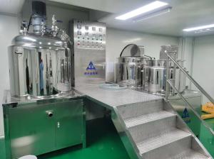 Quality 300L Fixed Vacuum Emulsifier With Frequency Control wholesale