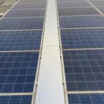 2.5 Lbs Metal Solar Rooftop Walkway Interlocking System 0.5 Inches UV Resistance