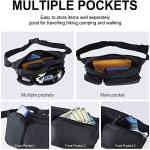 Large Capacity Fashion Fanny Pack Multiple Pockets For Hiking