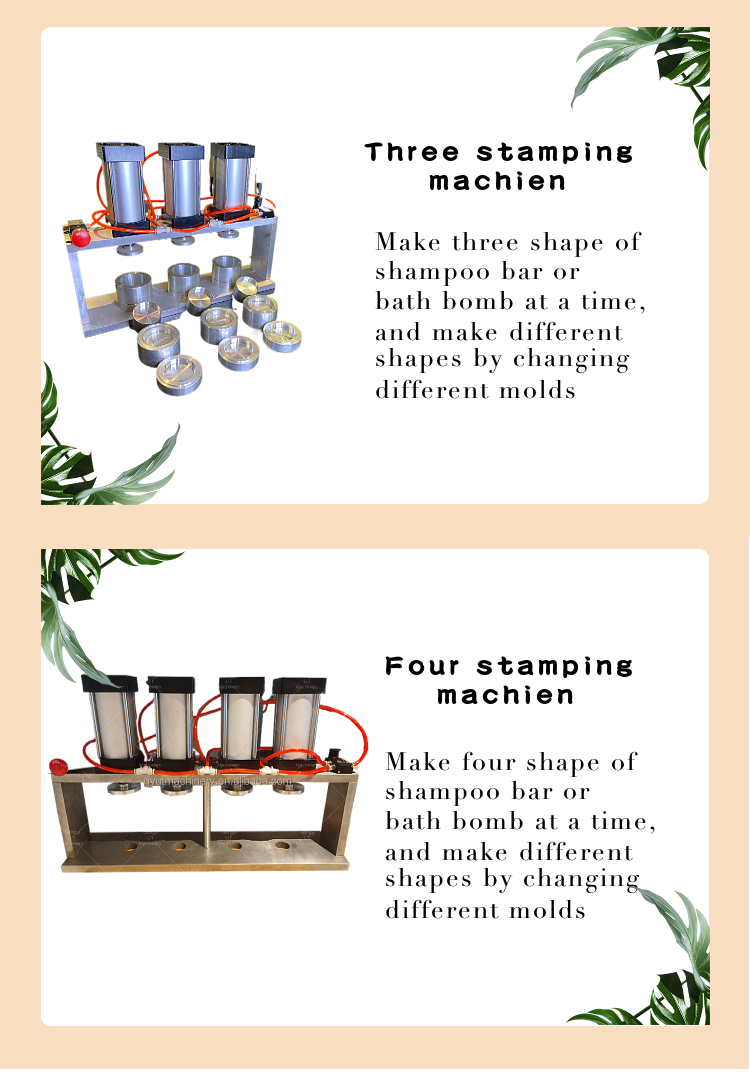 2024 Pneumatic Bath Fizzer Press Machine for Automatic Shrink Wrap of Bath Balls