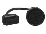 OBD OBD2 OBDII 16 Pin J1962 Female to MAN 12 Pin Connector Cable