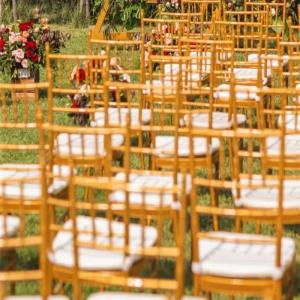 Quality Fashionable Movable Metal Banquet Chair Gold Plated Wear Resistant wholesale