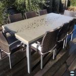 GRC Outdoor Concrete Furniture Modern Simple Living Room Rock Coffee Table
