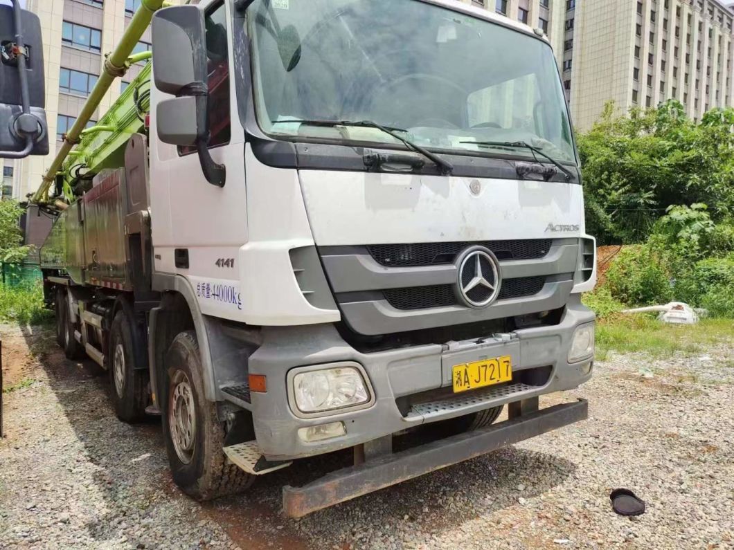 2017 Zoomlion Machine Equipment Zoomlion62m Concrete Pump Truck with Mercedes Benz Chassis Heavy Equipment Concrete Boom Pump