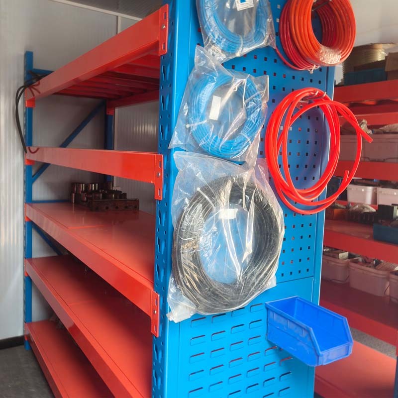 5 Shelves Customized And Adjustable Boltless Metal Shelving For Supermarket Needs