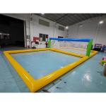 Outdoor Airtight Inflatable Volleyball Field Inflatable Volleyball Court Water