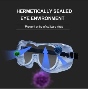 Quality Indirectly Vented Safety Goggles Anti Fog Splash Impact Resistant Sight Guard wholesale