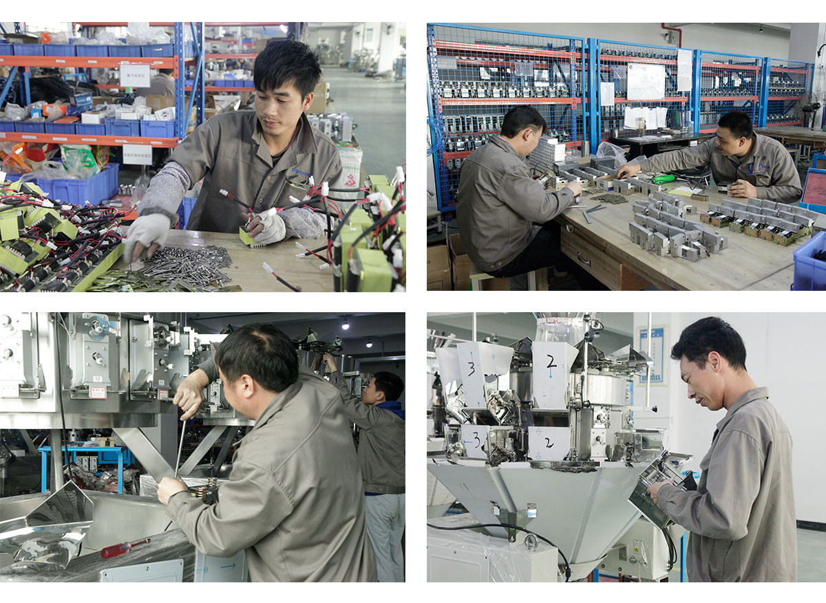 High Speed Kenwei Mini MultiHead Weigher For Weighing Cat Food