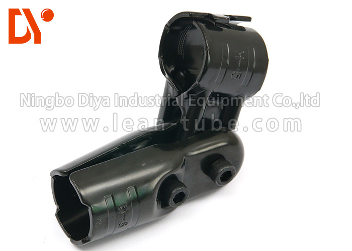 Electrophoresis Black Metal Pipe Connectors , Female Pipe Joint System