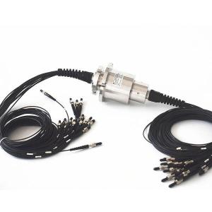 Quality Multi Channel Rotary Fiber Optic Slip Ring 850nm 1550Nm Stainless Steel Housing wholesale