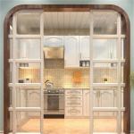 Double Track Aluminum Glass Sliding Door Interior Metal Soundproof