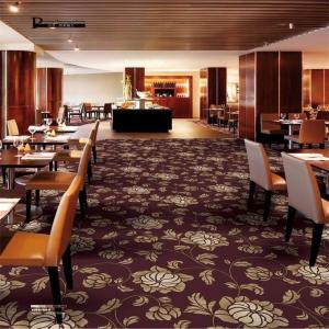 Quality Floral Printed Nylon Commercial Carpet Shaggy Pattern Antibacterial Feature wholesale