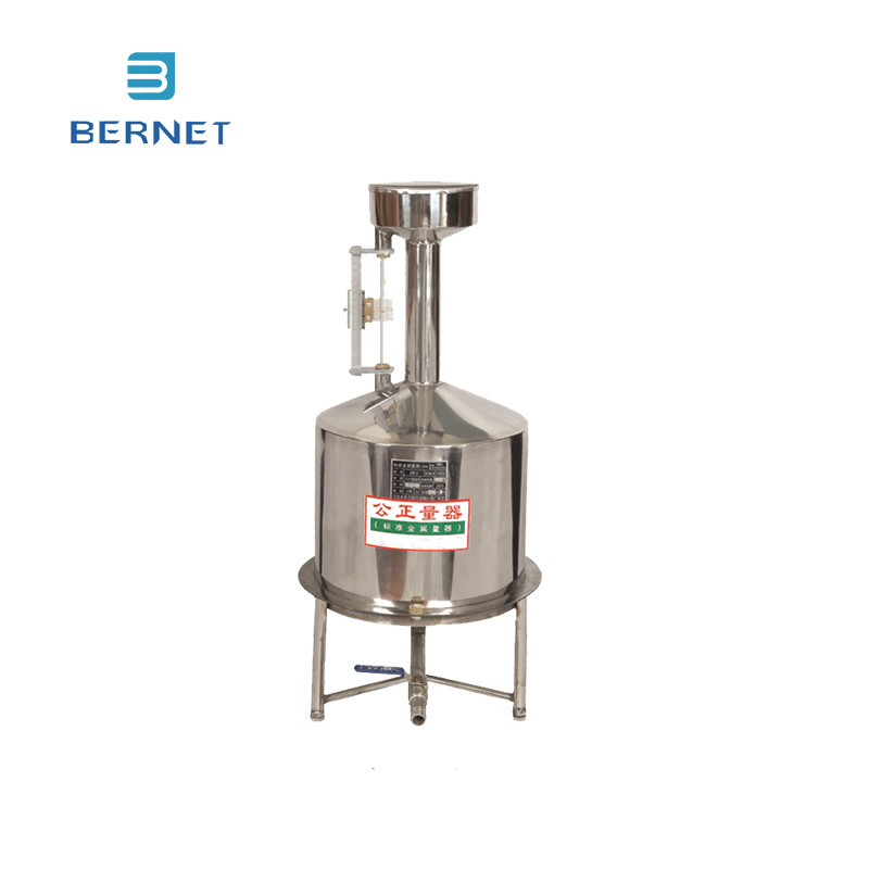 20L Stainless Steel Industrial Liquid Measuring Tank with Base Measuring Can for Gas Station