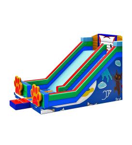 Quality Children Fun Park Inflatable Cat Theme Slide For Rentals wholesale