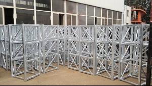 Quality Passenager Hoist Parts 4.0mm Thickness Mast Tower With Rack For WICKHAM Building Hoist wholesale