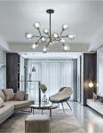 Modern minimalist Kitchen chandeliers home bedroom dining room light Glass