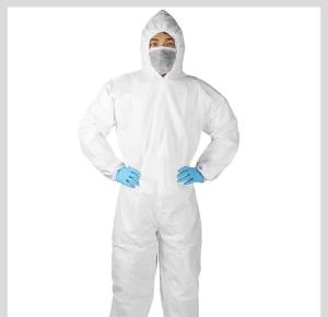 Quality Polypropylene Nonwoven Disposable Protective Coverall , Disposable Chemical Suit wholesale