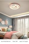 Modern Acrylic Round blue Ceiling Lights For Living Room Bedroom star Ceiling