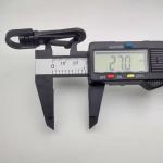 Black 25mm Ladder Lock Slider Buckle For Bag Webbing