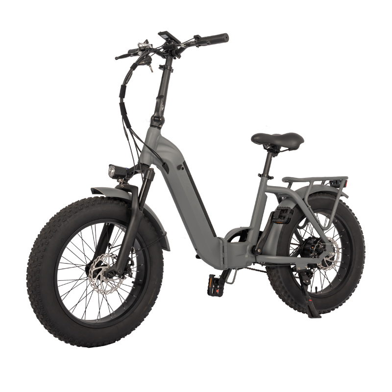 Shimano 7 Speed Electric Folding Bike with 30-50 Nm Torque and Integrated Battery